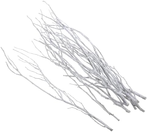 STOBAZA 10-Piece Natural White Branches for Vase Twigs and Craft Project
