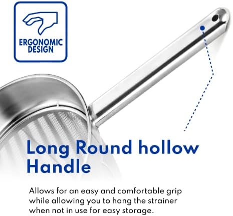 Bouillon Strainer for Stocks Soups Smoothies