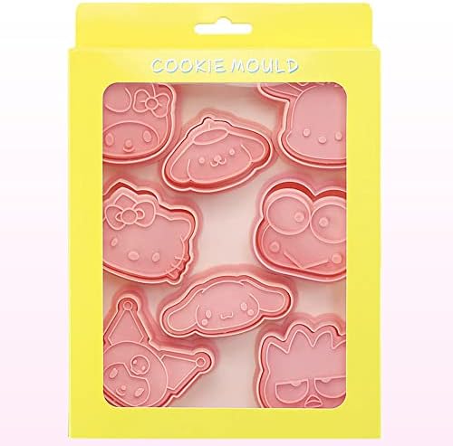 8-Piece Mini Cartoon Cookie Cutters for Baking