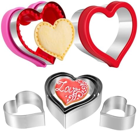 Love Baking Heart Cookie Cutter Set