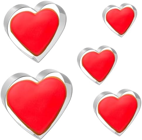 Five Heart-Shaped Cookie Cutters for Valentines Day and More