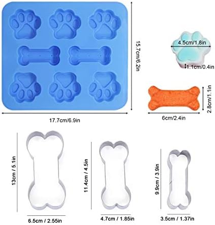 Set of 5 Dog Cookie Cutters