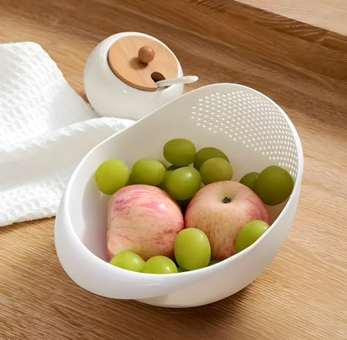 Easy-to-Use Rice Washing Bowl for Kitchen Straining