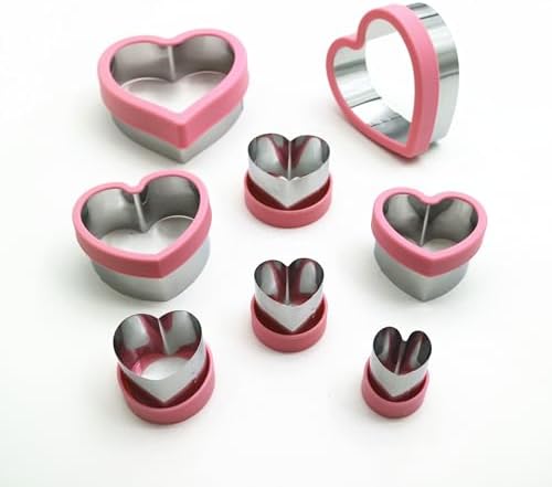 Heart Cookie Cutter Set - Durable for Baking More