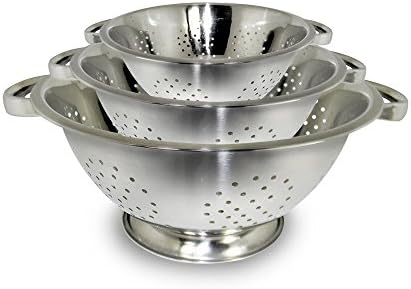 ExcelSteel Colander Set Stainless Steel 3-Piece Pack