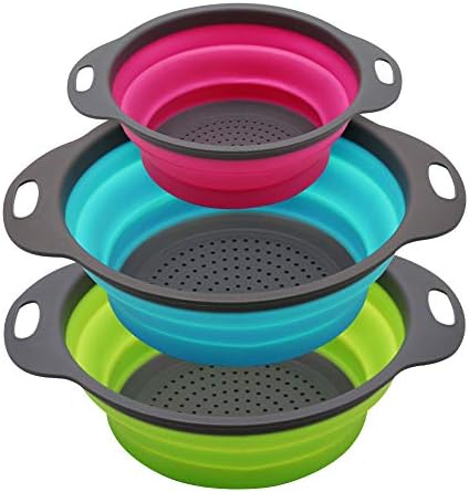 QiMH Collapsible Kitchen Colander Set