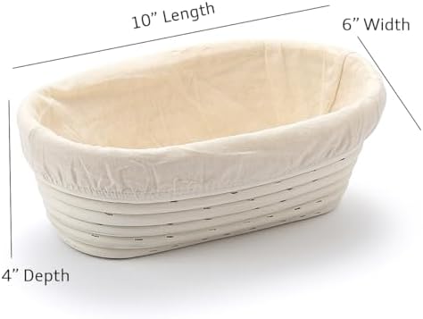 Perfect 10-inch Banneton Basket for Bread Lovers