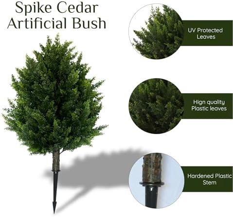 165-Inch Height Artificial Cypress Topiary