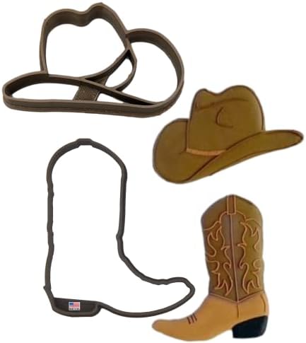 Hearts Treasure Cowboy Cookie Cutters 2 Pack