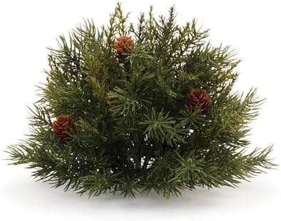 Melrose Pine Orb artificial holiday bush