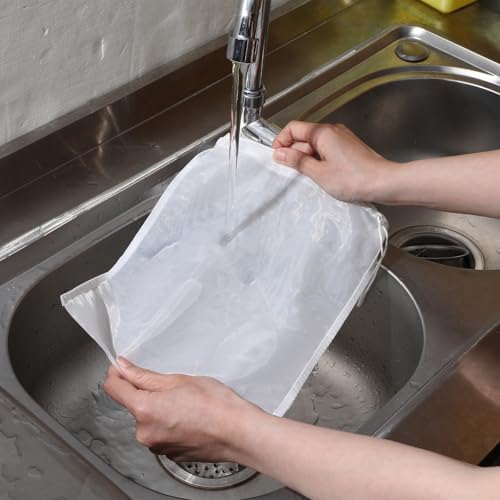 5 Pcs Nut Milk Strainer Reusable nylon bag for Kitchen Use