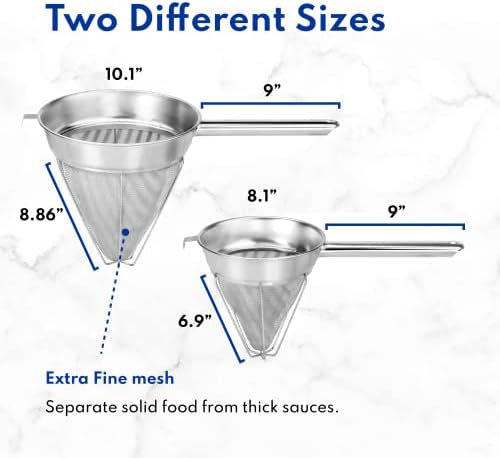 Bouillon Strainer for Stocks Soups Smoothies
