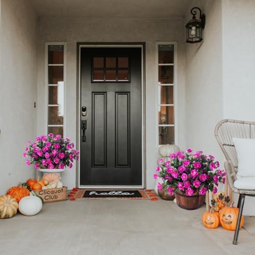 Real-Looking Outdoor Fake Flowers 3Pcs