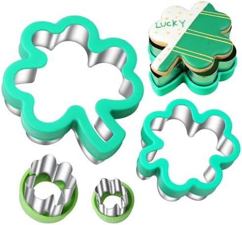 Stylish Shamrock Cookie Cutter Set for All Ages