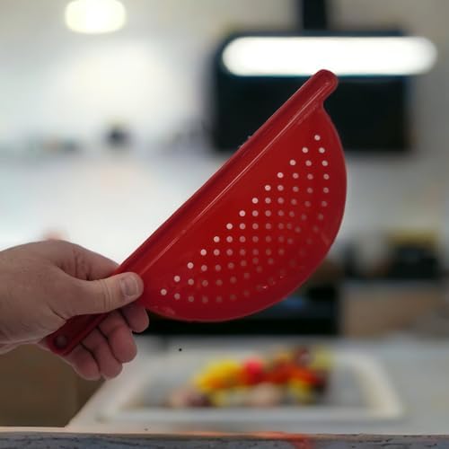 Handheld Pot Drainer with Handle Effortless Cooking Made Fun