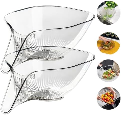 Double-Piece Multi-Functional Drain Basket