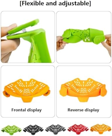 Silicone Pan Side Strainer for Kitchen Use