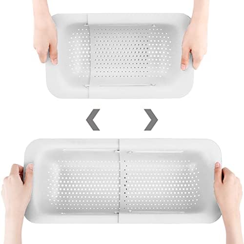 Collapsible Colander for Easy Dringing - Expandable Durable