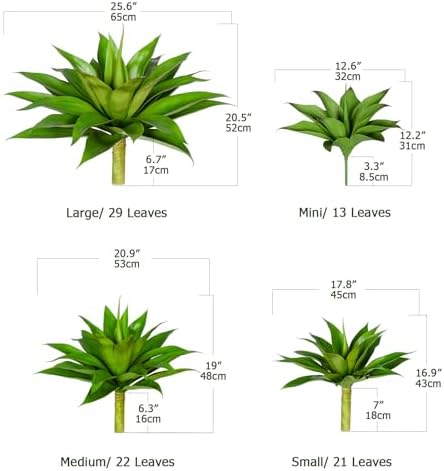 Artificial Agave FRestore Fake Agave Living Room Decor 10