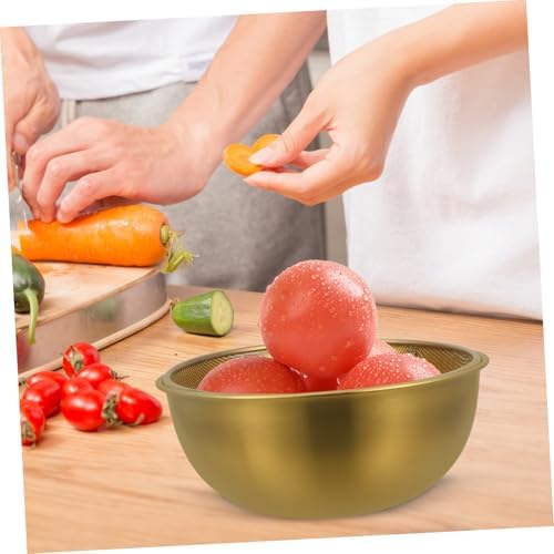 Mikinona 2-Piece Kitchen Colander Strainer Set