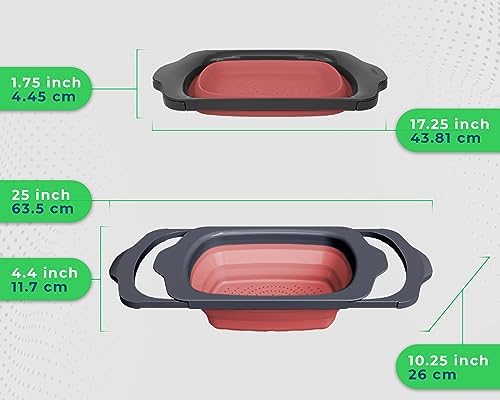 Stylish XL Kitchen Strainer