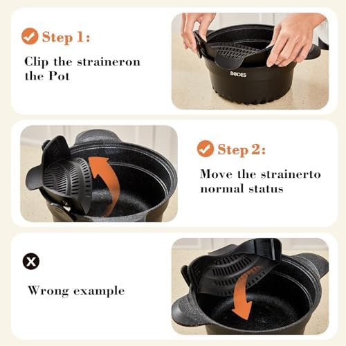 Compact Durable Silicone Strainer SF Homes