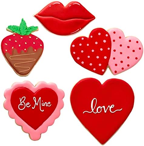 Ann Clark Heart Cookie Cutters 5-Piece Set Valentines Day