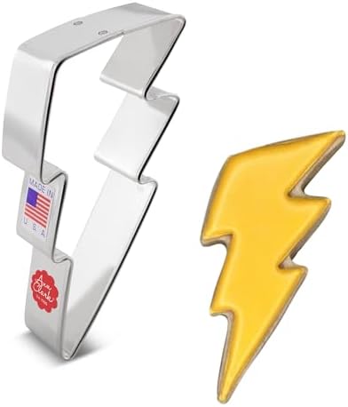 Lightning Bolt Cookie Cutter - Made in USA - Baking Tools by Ann Clark