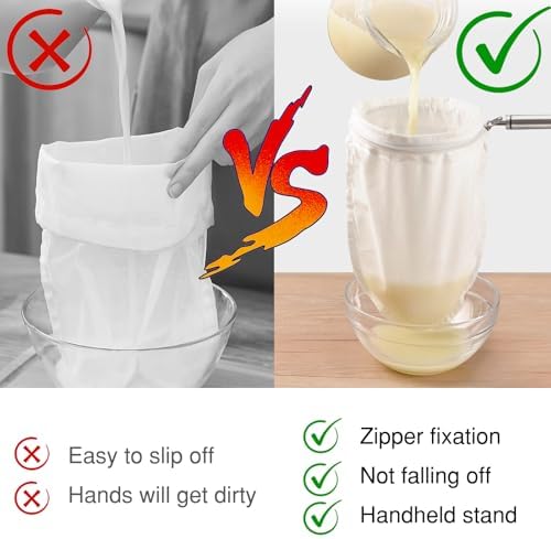 FATCAT Fine Mesh Cheese Cloth Small Mesh Tamper-ProofReusable Net