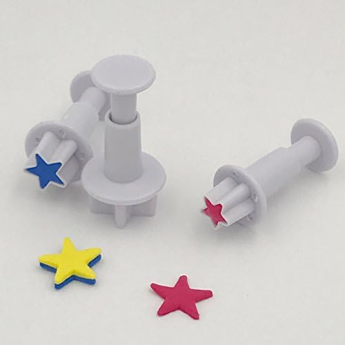 Gobaker Star Plunger Cutter Set for Cake and Cookies
