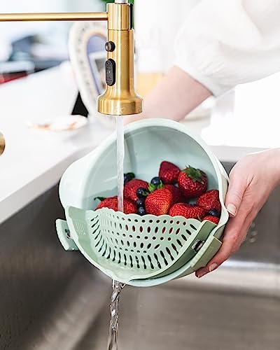 2-Piece Silicone Strainer Non-Toxic Choice