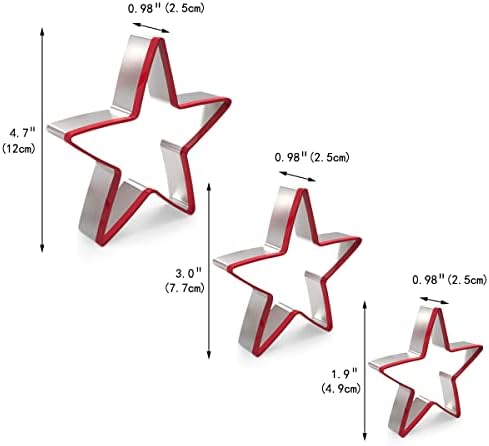 Star Cookie Cutter Set for Baking DIY