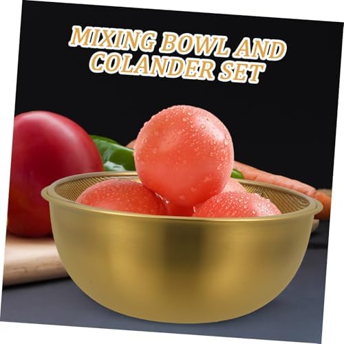 Mikinona 2-Piece Kitchen Colander Strainer Set