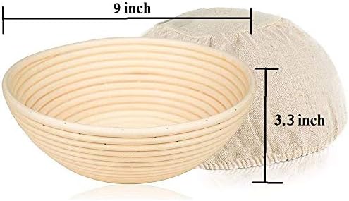 YAANI Sourdough Starter Kit with Banneton Baskets and Baking Tools