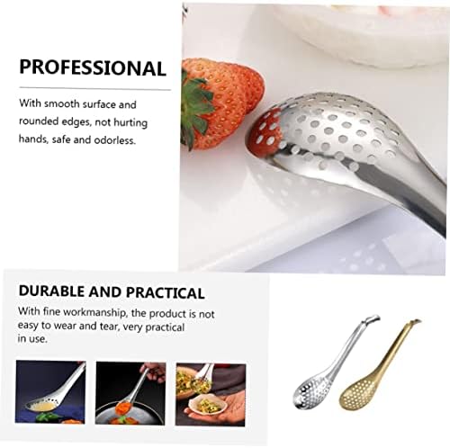 SHOWERORO Steel Kitchen Colander Spoon - Durable Spill-Proof and Comfortable