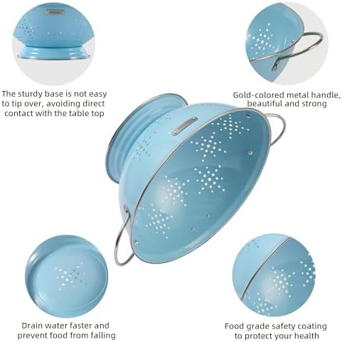 Brilliantly Balanced Family - Double-Purpose Metal Colander Set