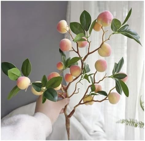 Artificial Peach Tree Home Decor