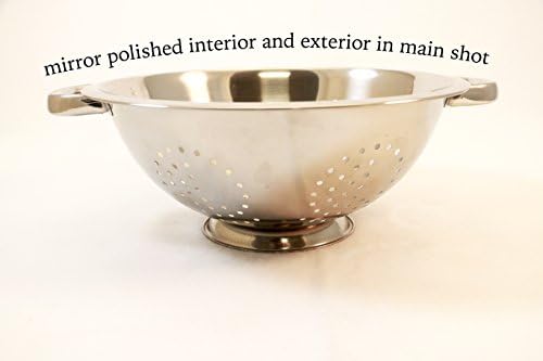 ExcelSteel 5 Qt Stainless Steel Colander Set
