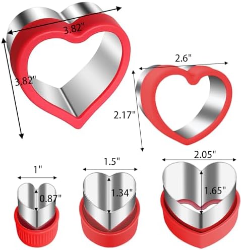 Heart Cookie Cutter Set Valentines Day