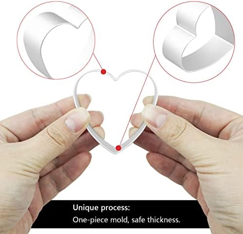Perfect Heart Cookie Cutters Set for Dessert Crafts