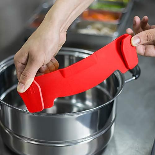 AUOON Heat-Resistant Clip On Strainer for all Pots and Pans