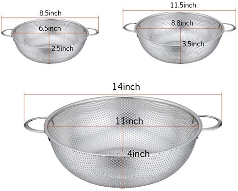 Safe Efficient Colander Set