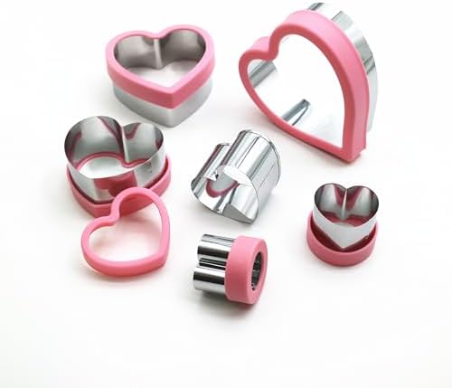 Heart Cookie Cutter Set - Durable for Baking More
