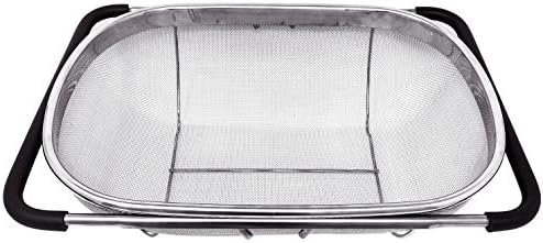 Makerstep Premium Over the Sink Colander with Expandable Design