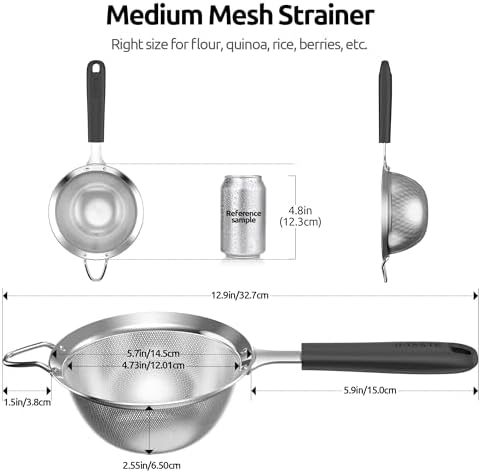U-Taste Medium Fine Mesh Strainer
