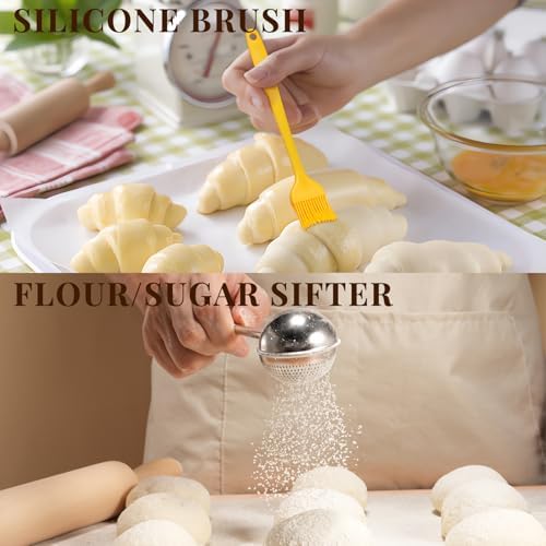 IKOCO Sourdough Starter Kit - Banneton Bread Proofing Basket - Perfect for Beginners Experts