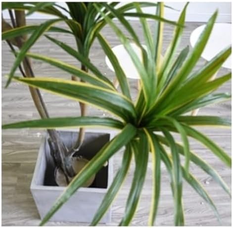 Artificial Yellow Line Tree Modern Fake Plant for Home Office