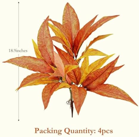 4Pcs Fake Plants for Outdoors