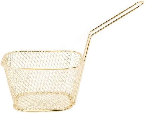 4Pcs Stainless Steel Frying Net Basket Flexible