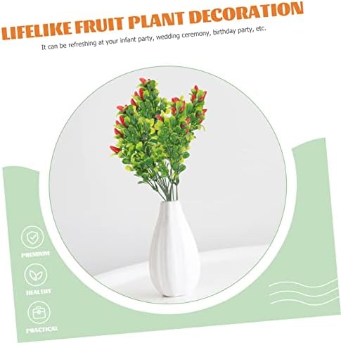 Artificial Tangerine Centerpieces for Home Use Lifelike Eucalyptus Photoshoot Props 36x14cm